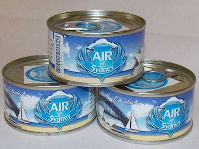 Air of Sydney in cans